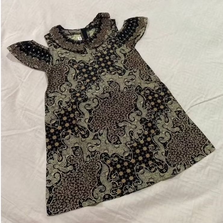 Dress Batik Modern Anak Perempuan