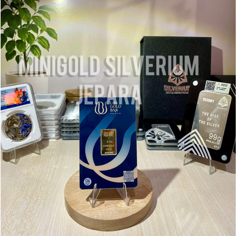 Emas UBS 3 gram Logam Mulia Certicard - 3 gr
