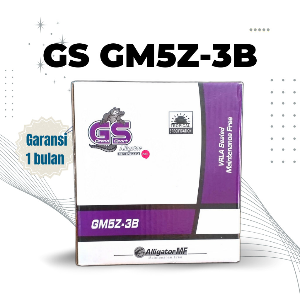 Aki Motor Honda Legenda GM5Z-3B GS GrandSport Accu kering KIT