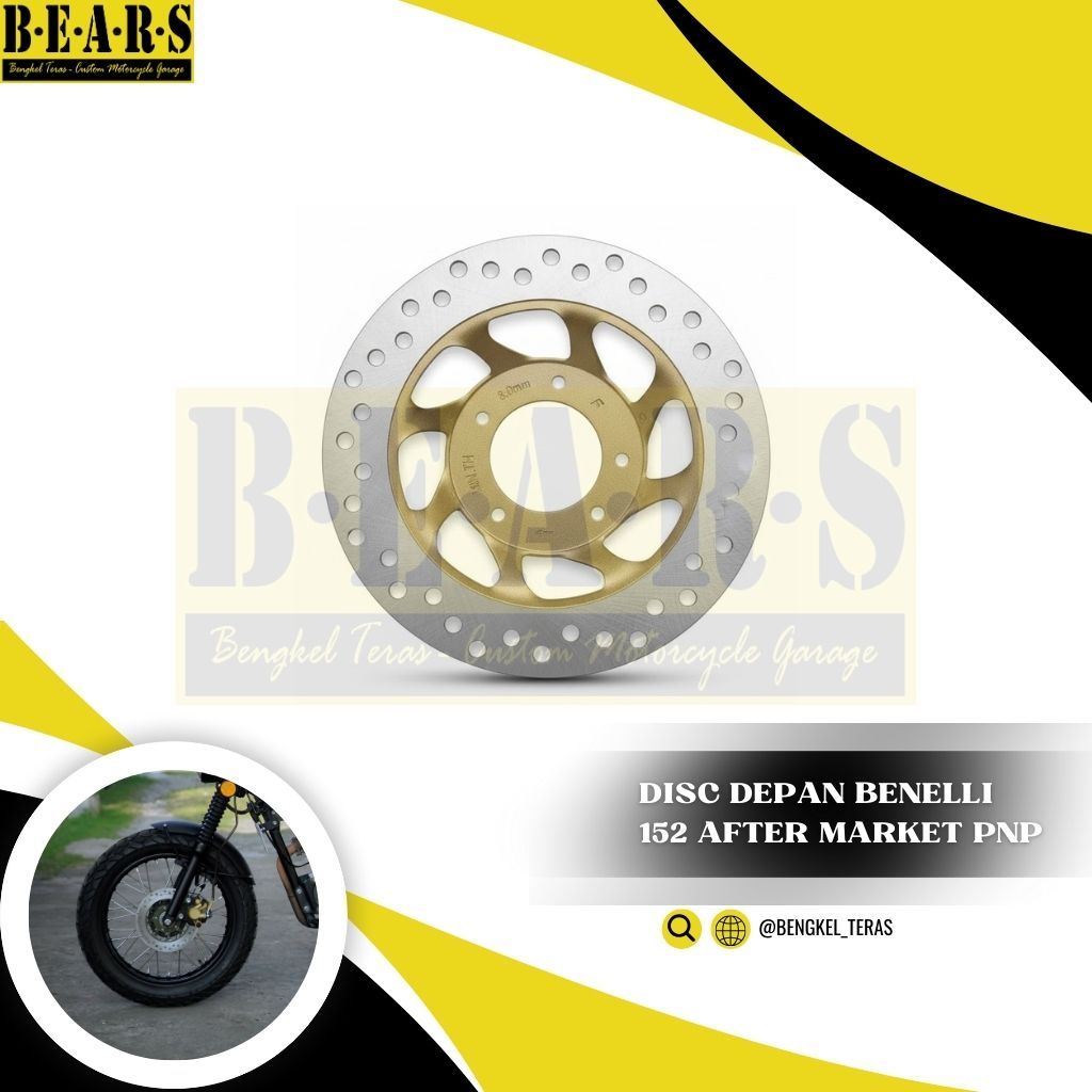 Piringan Cakram Disc Depan Benelli 152 Aftermarket PnP