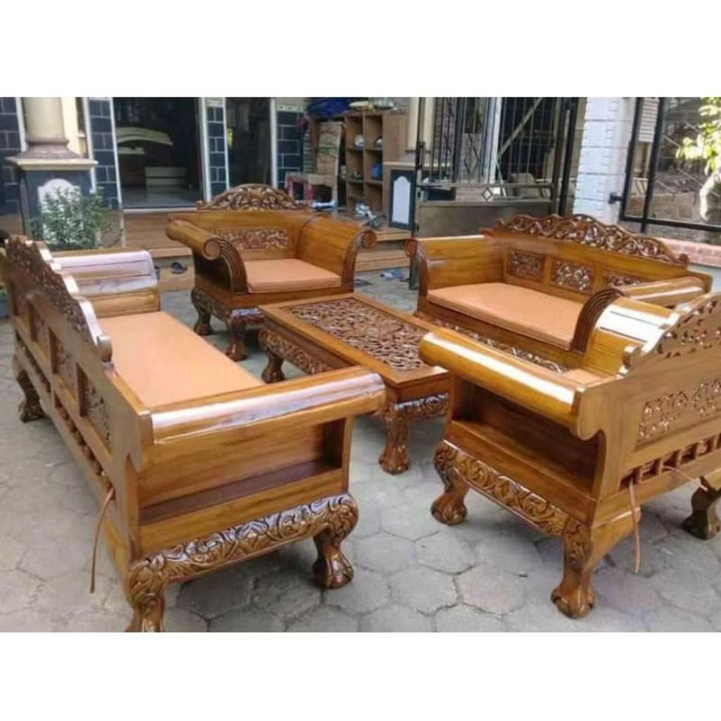 kursi tamu madura ukir jati/kursi tamu jati ukir jepara/kursi tamu jati