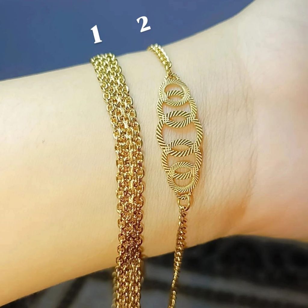 gelang sisik bulat titanium