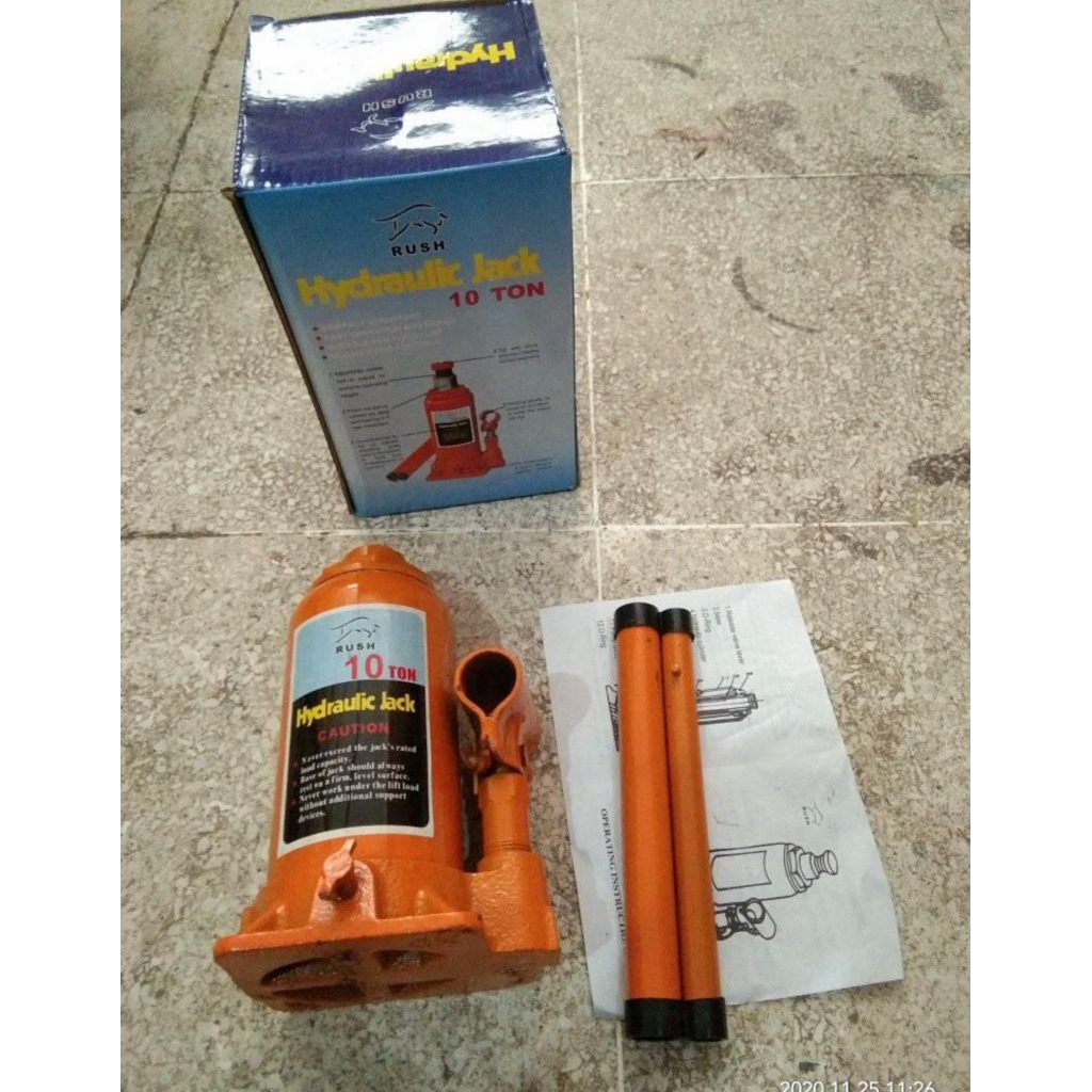 DONGKRAK BOTOL 10  TON MEREK RUSH