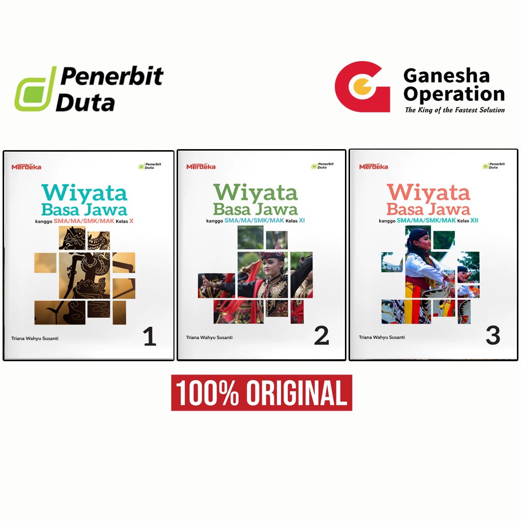 Wiyata Basa Jawa SMA/MA/SMK Kelas 10 11 12 Kurikulum Merdeka ( Penerbit Duta )