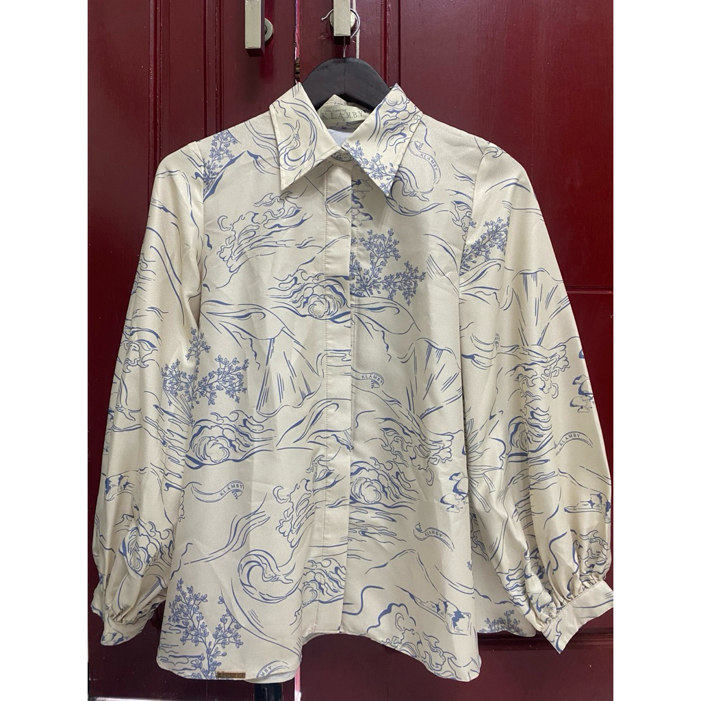 Wearing Klamby Blouse Preloved