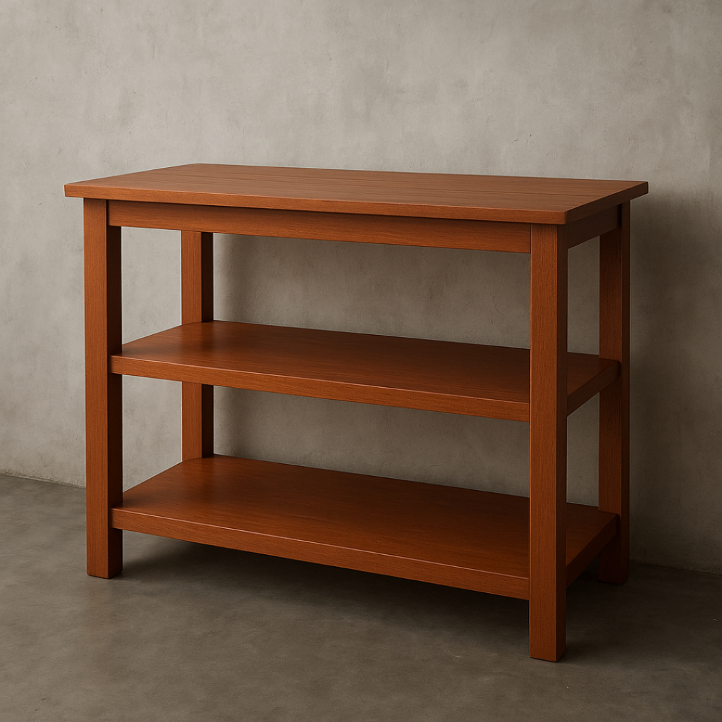 [ Custom ] Meja Dapur / Meja Etalase / Meja Akuarium Kayu Minimalis