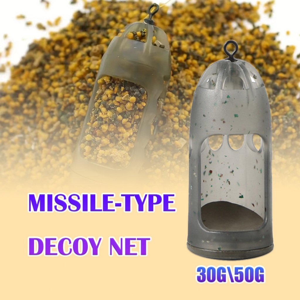 [S/L] purukan tempat umpan bom pancing timbal + bahan PP - A2451-30G/A2452-50G