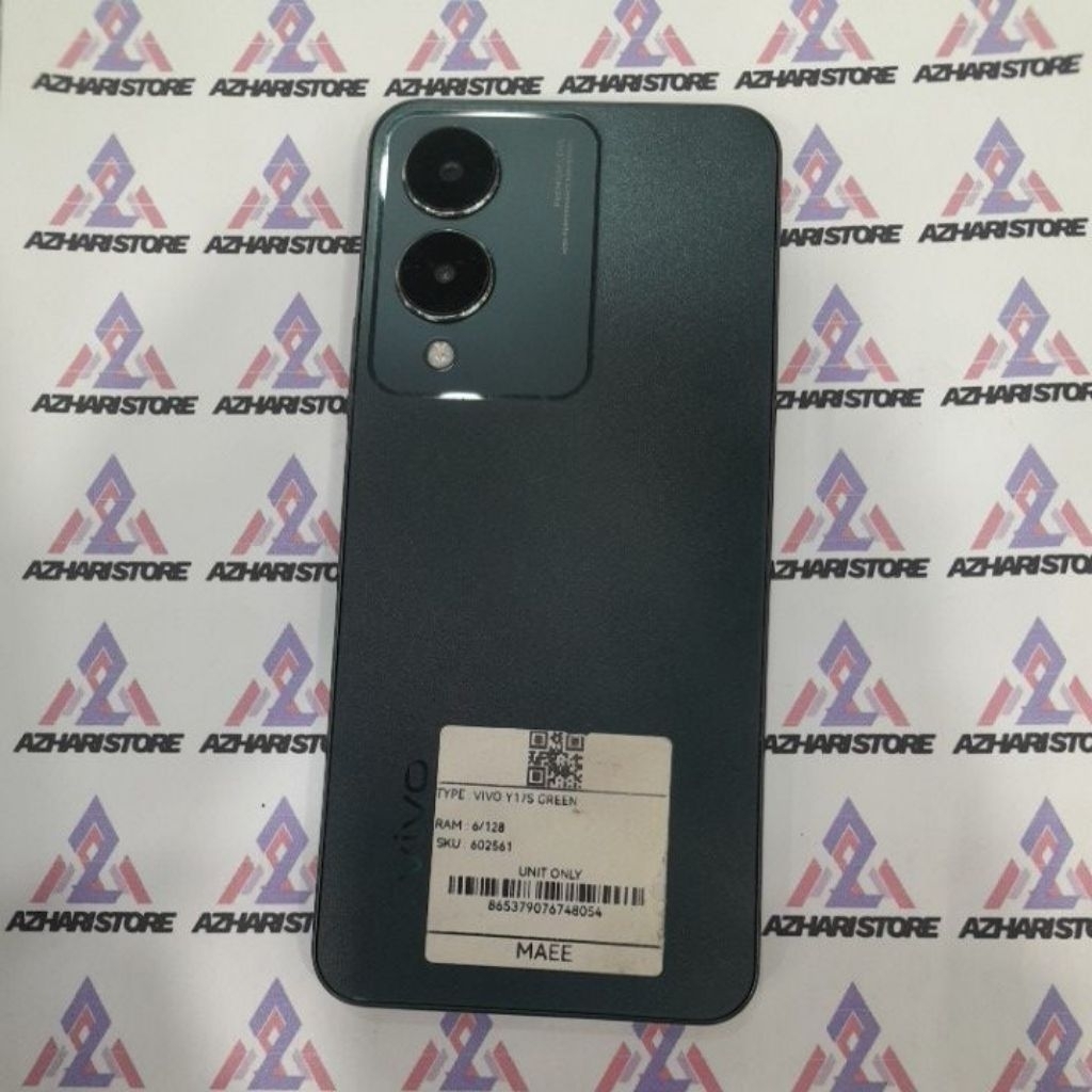 HANDPHONE SECOND VIVO Y17S GREEN RAM 6/128