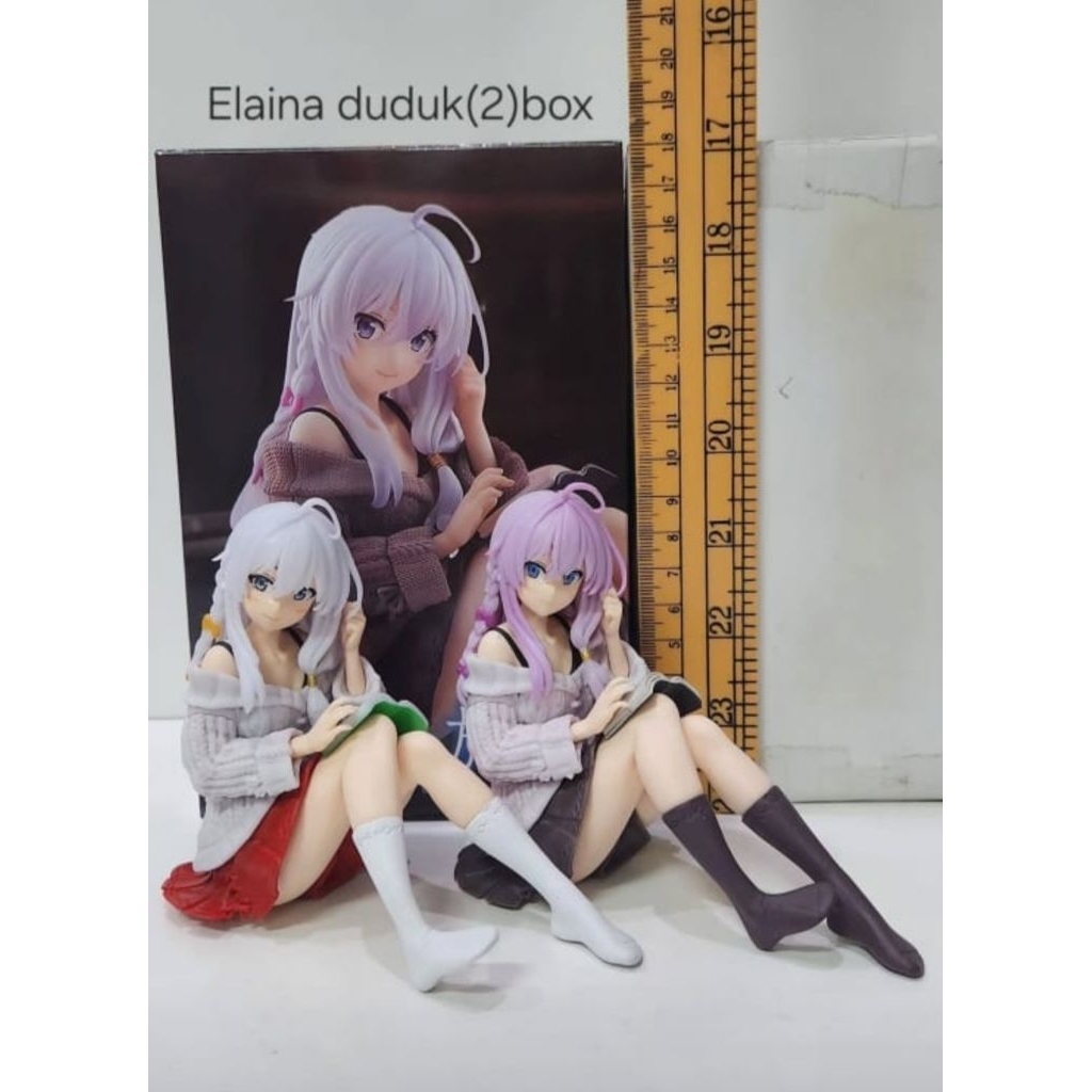elaina figure duduk pijama majo no tabi
