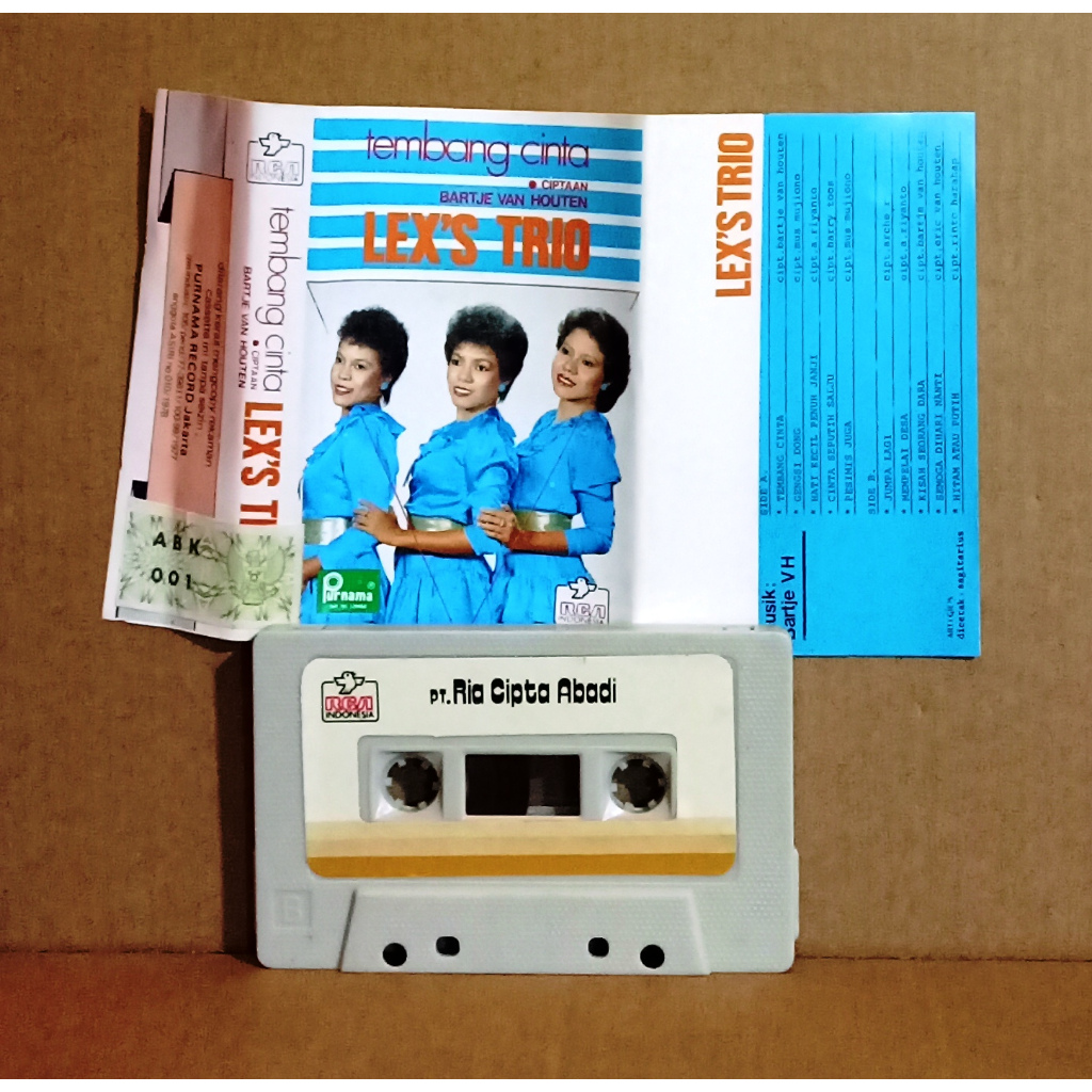 LEX S TRIO - TEMBANG CINTA - Kaset