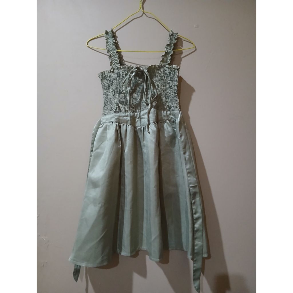 PRELOVED: Mini Dress Smocked (Anak)