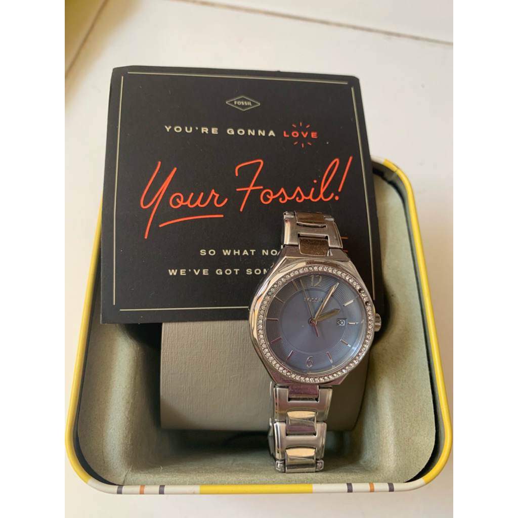 Preloved Jam Tangan brand ori Fos*il Kondisi seperti difoto
