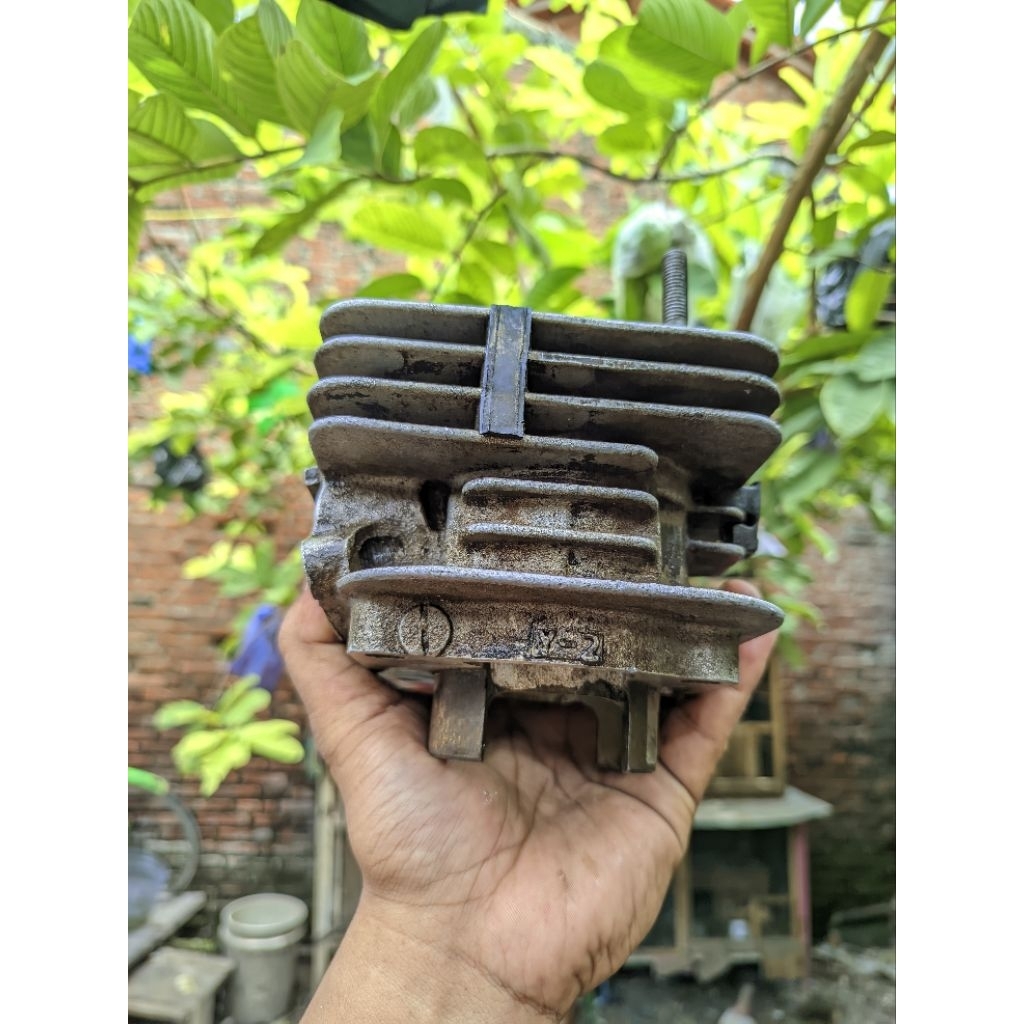 Block Cylinder fiz r seri y-2 Os 45 original 3XA belum ob sudah porting