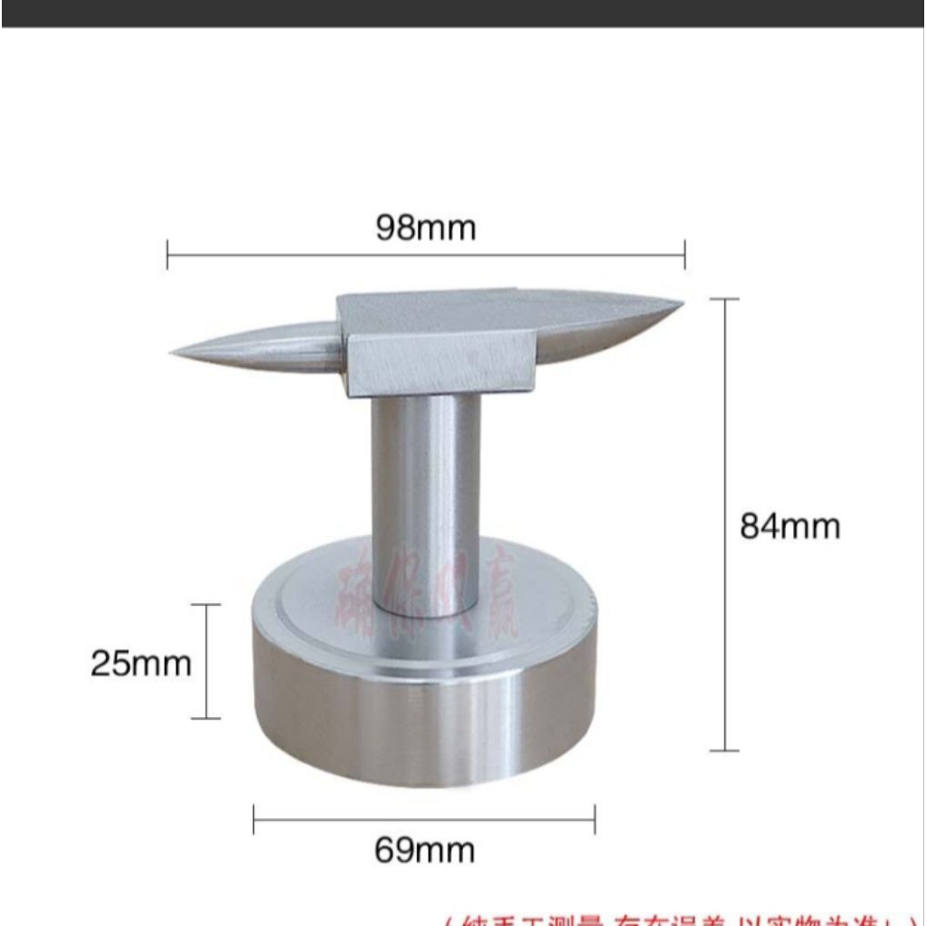 Paron Anvil Tanduk Mini, Lempengan Tanduk Kecil, Besi model tanduk buat menempa emas,perak atau perh