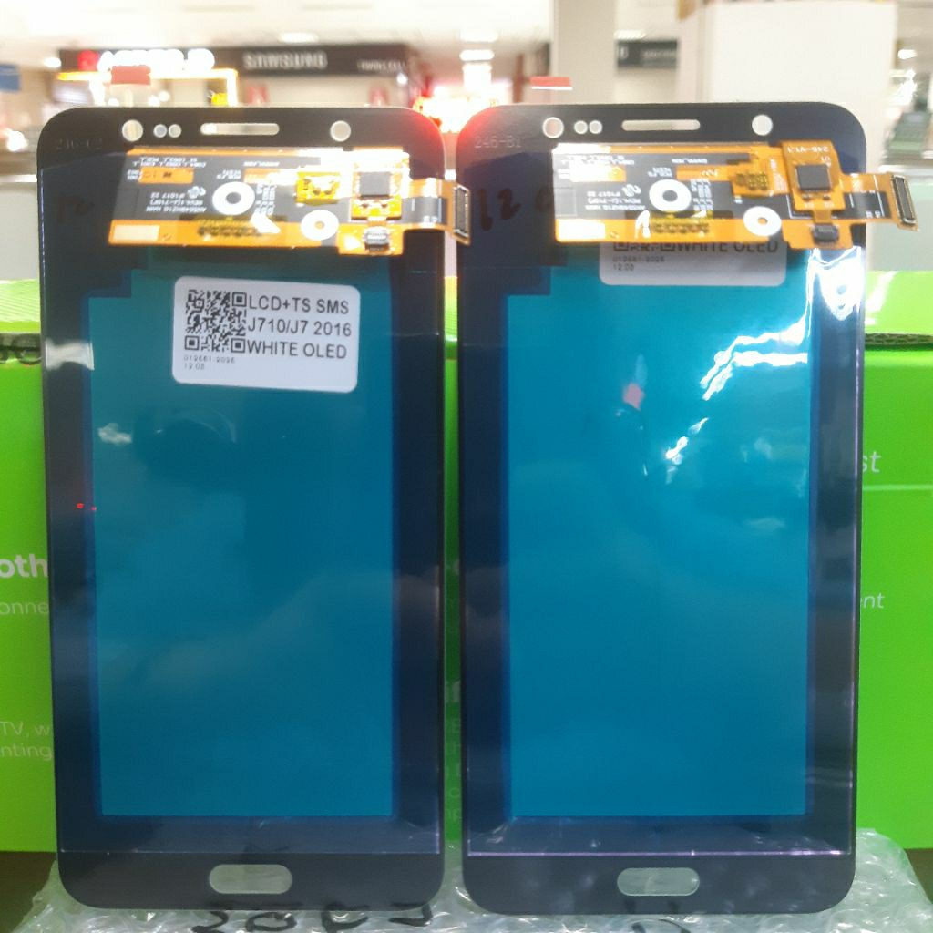 Lcd oled Samsung J7 2016 putih