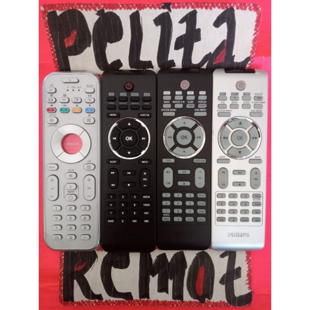 REMOTE PHILIPS DVD COMPO HIFI ORIGINAL TERLENGKAP