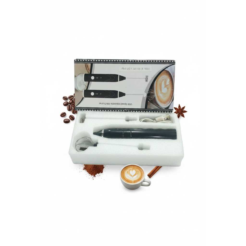 USB Speed Adjustable Milk Frother / Electric Milk Frother Susu Pengocok Telur Handheld Blender Porta