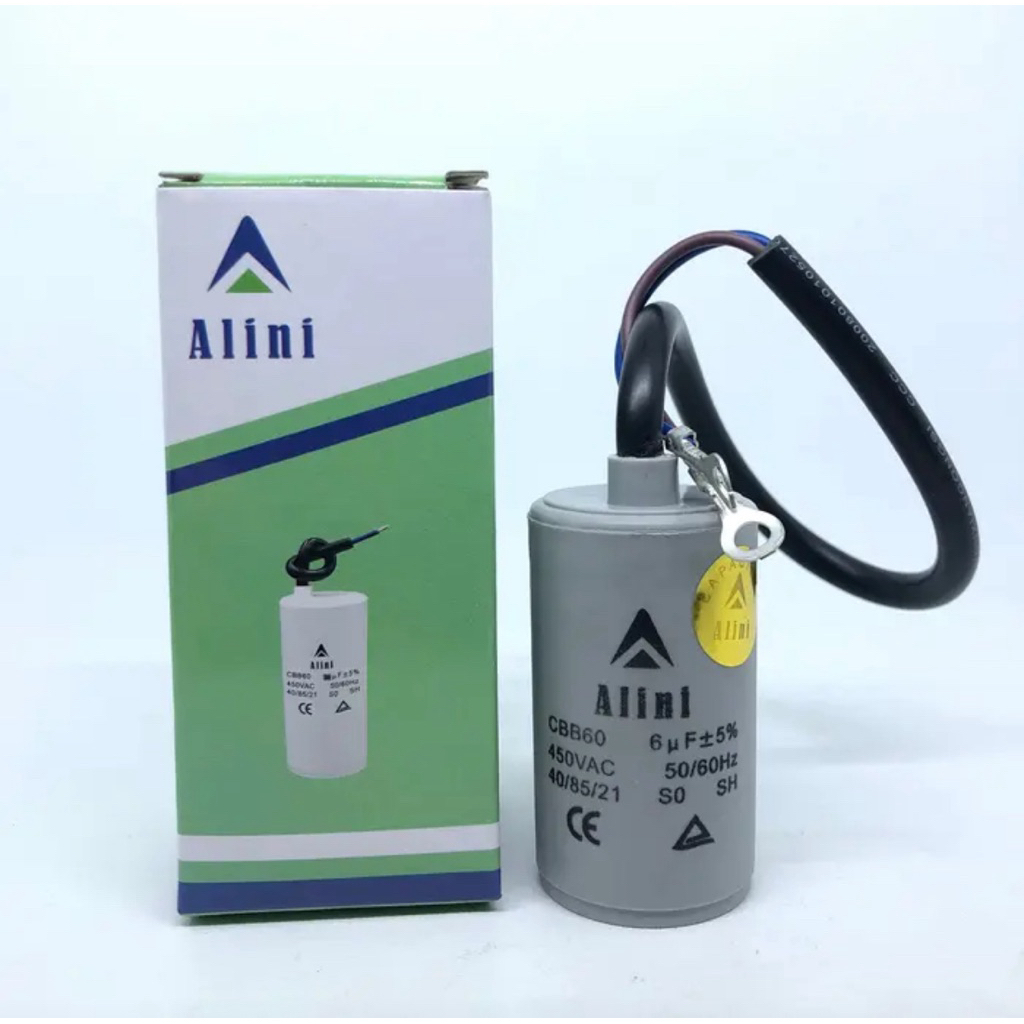 Capacitor / Kapasitor Pompa Air CBB60 (Pompa Bulat) ALINI