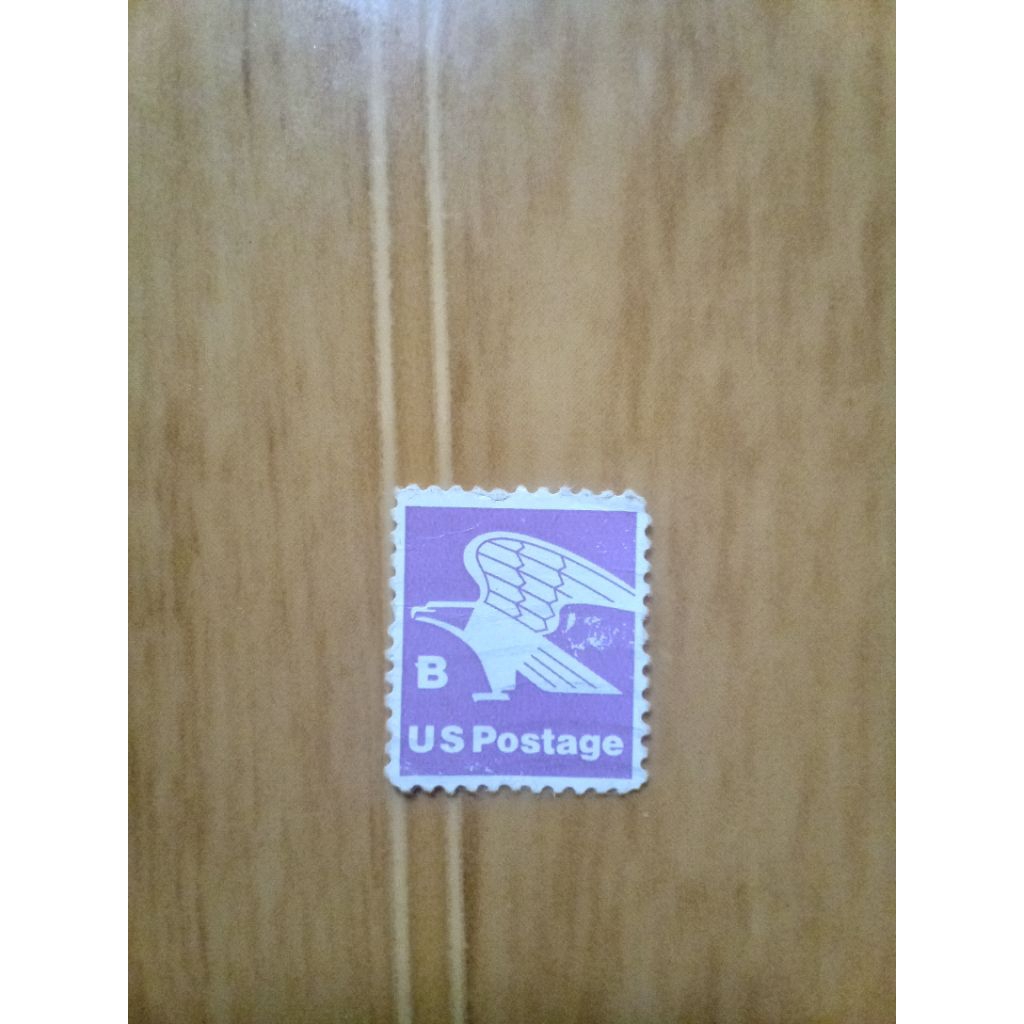 perangko vintage edisi eagle b rate us postage