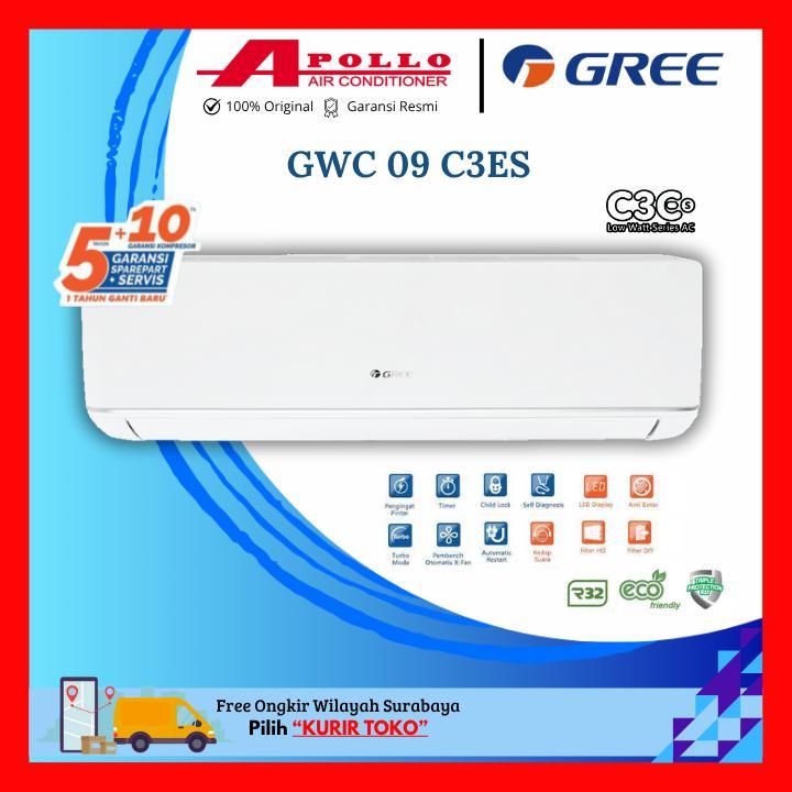 AC GREE DELUXE LOW WATT 1 PK GWC 09 C3ES