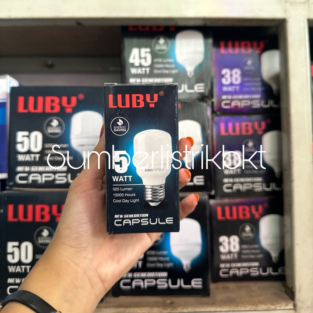 BOHLAM BOLA LAMPU LED 5WATT CAPSULE LUBY