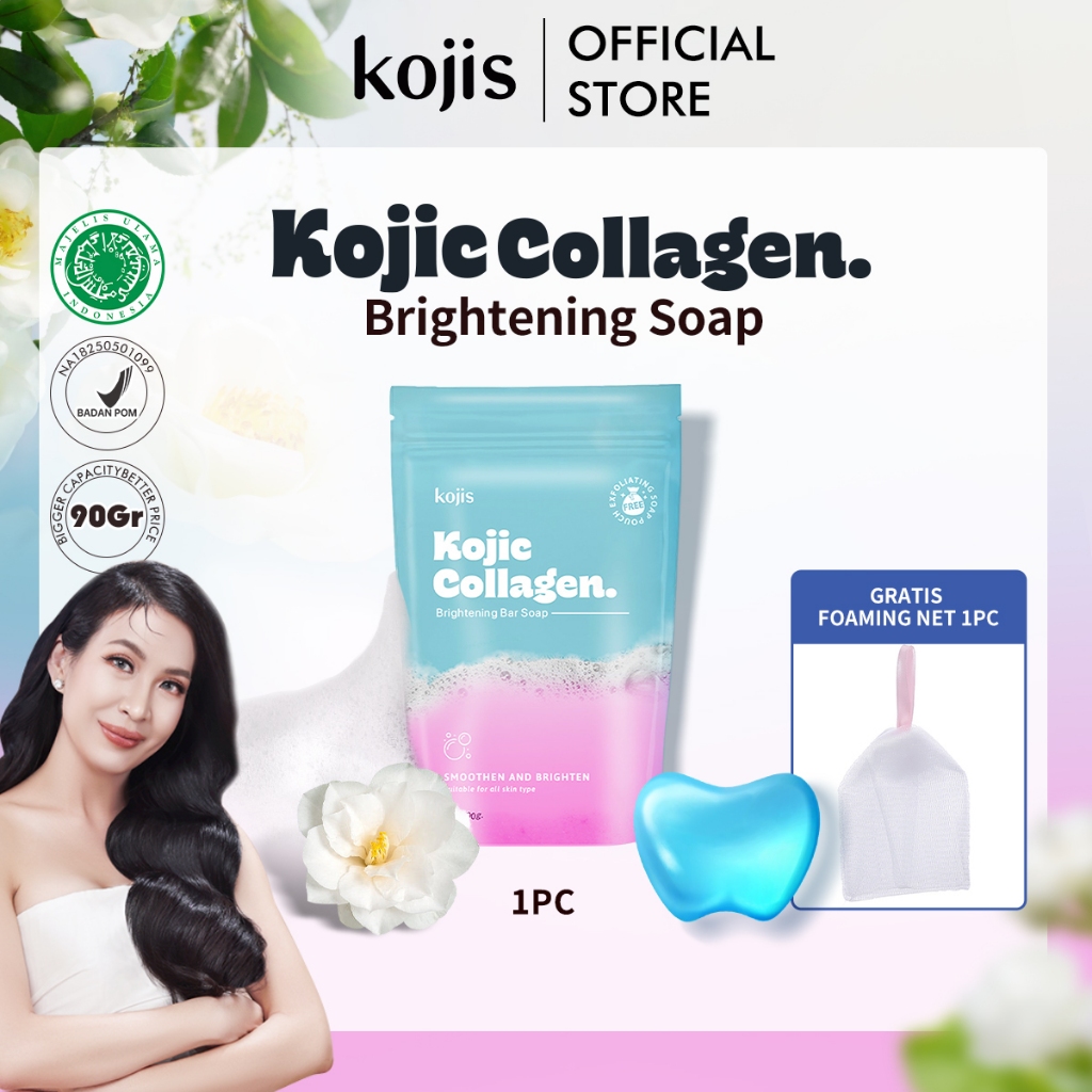 KOJIS Kojic Collagen Brightening Beauty Sabun Pencerah 90Gr(BPOM)