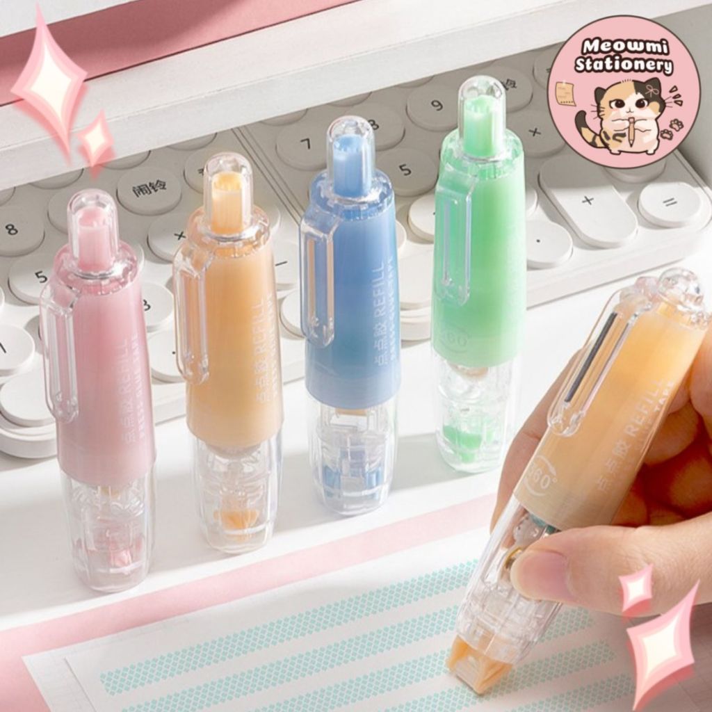 Glue Tip-Ex Roller Kertas 360 Derajat Unik Lucu G002