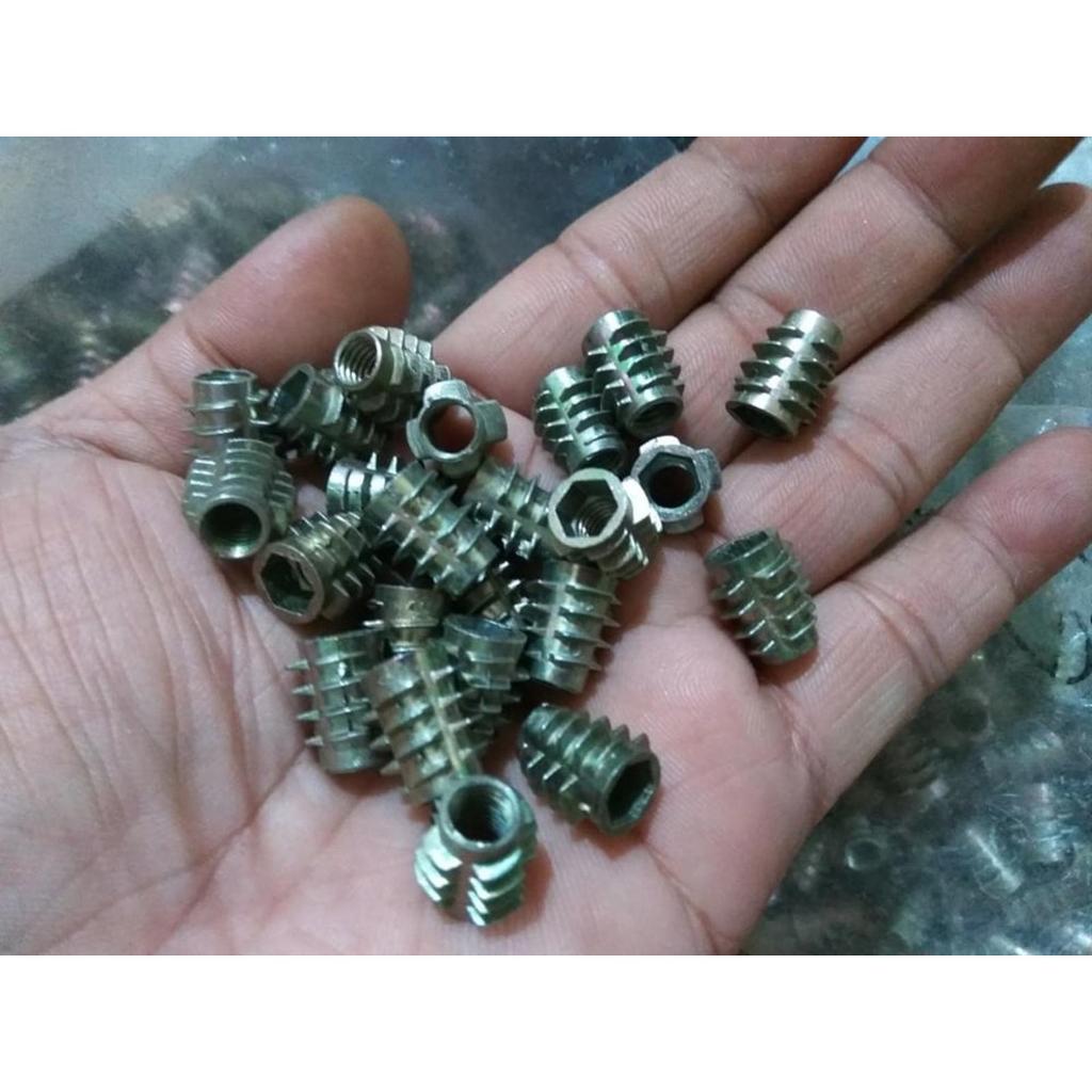 Mur Nanas OE M4 x 10 mm Mur Tanam Baut Furniture m 4 Mur Saja