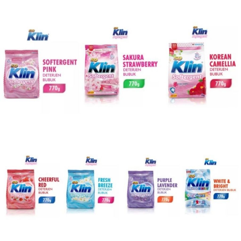 So Klin detergent 770 gr Random