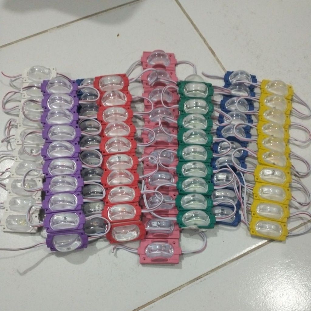 LAMPU LED KOLONG BAK 1 RODA (ulat bulu)MOTOR MOBIL TRUK 12 VOLT