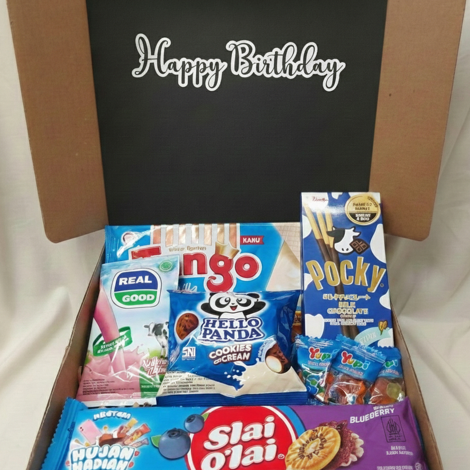 Gift Box Snack Cewek Paket Hampers Makanan Ringan Kado Hadiah Ulang Tahun Cewek Murah