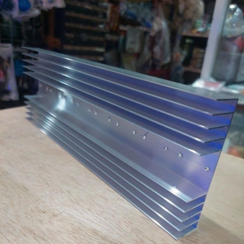 HEATSINK HEAT SINK PENDINGIN POWER HS 30CM 5 SIRIP 10 sirip 2mm Tebal
