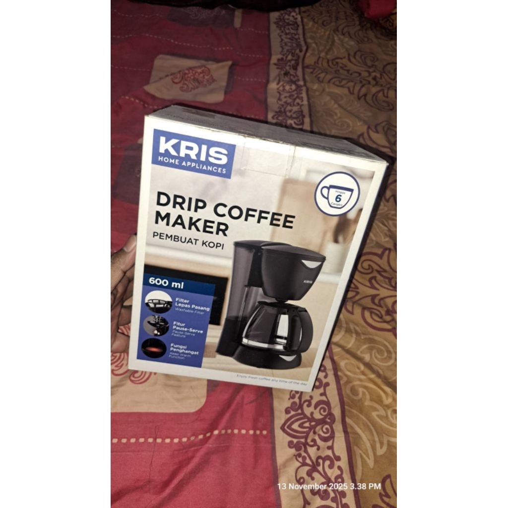 KRIS Drip Coffee Maker 650ml