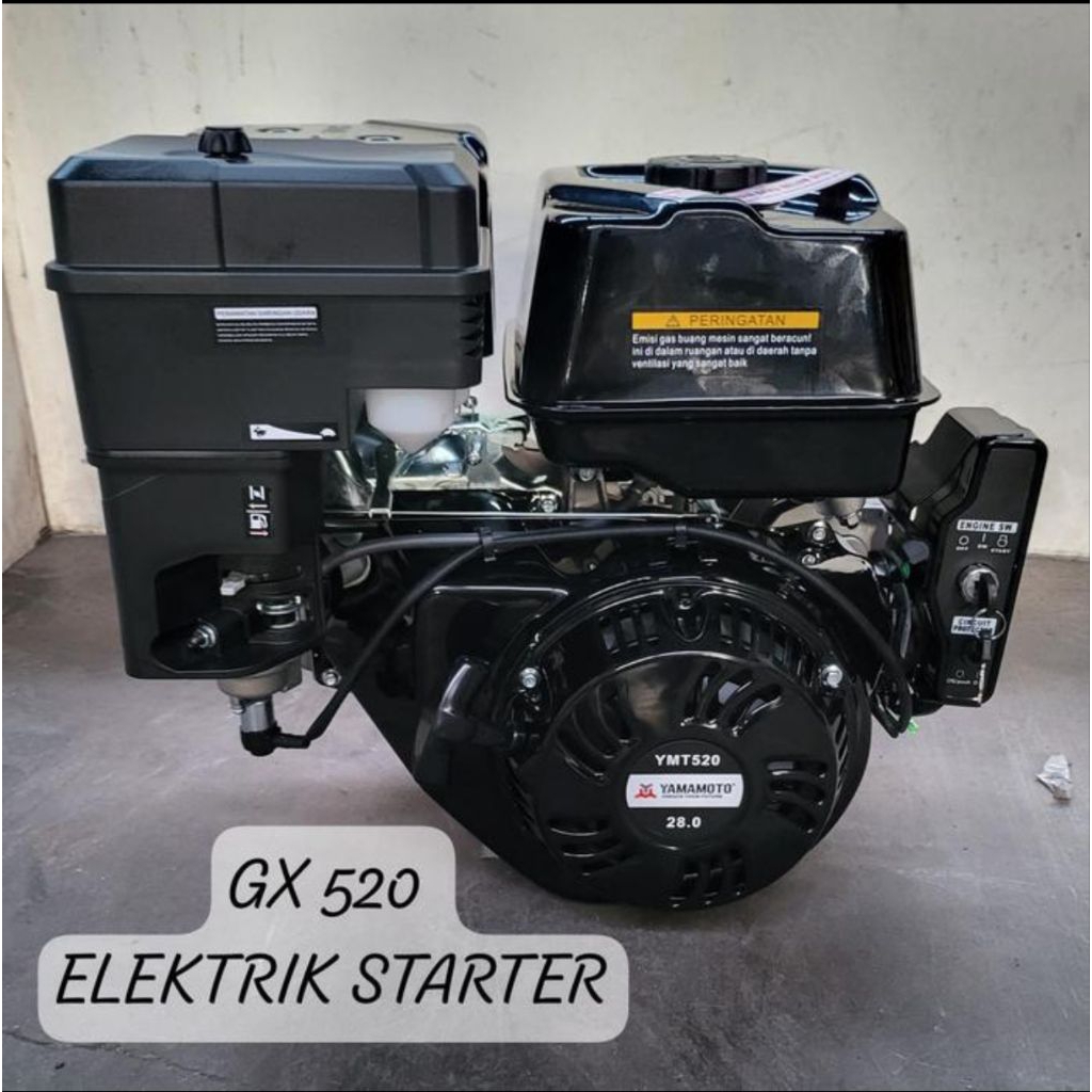 Mesin Penggerak Bensin Yamamoto YMT 520|Putaran Cepat 28 HP