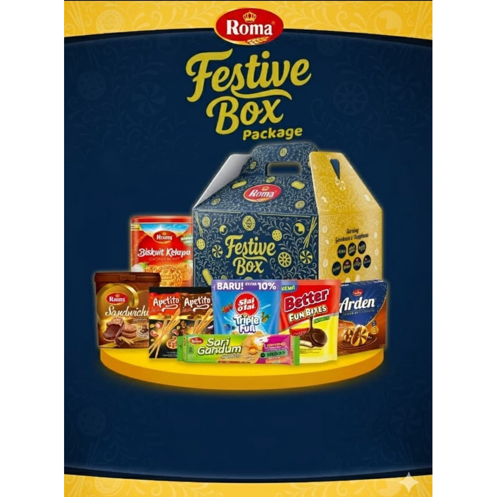 roma festive box biskuit