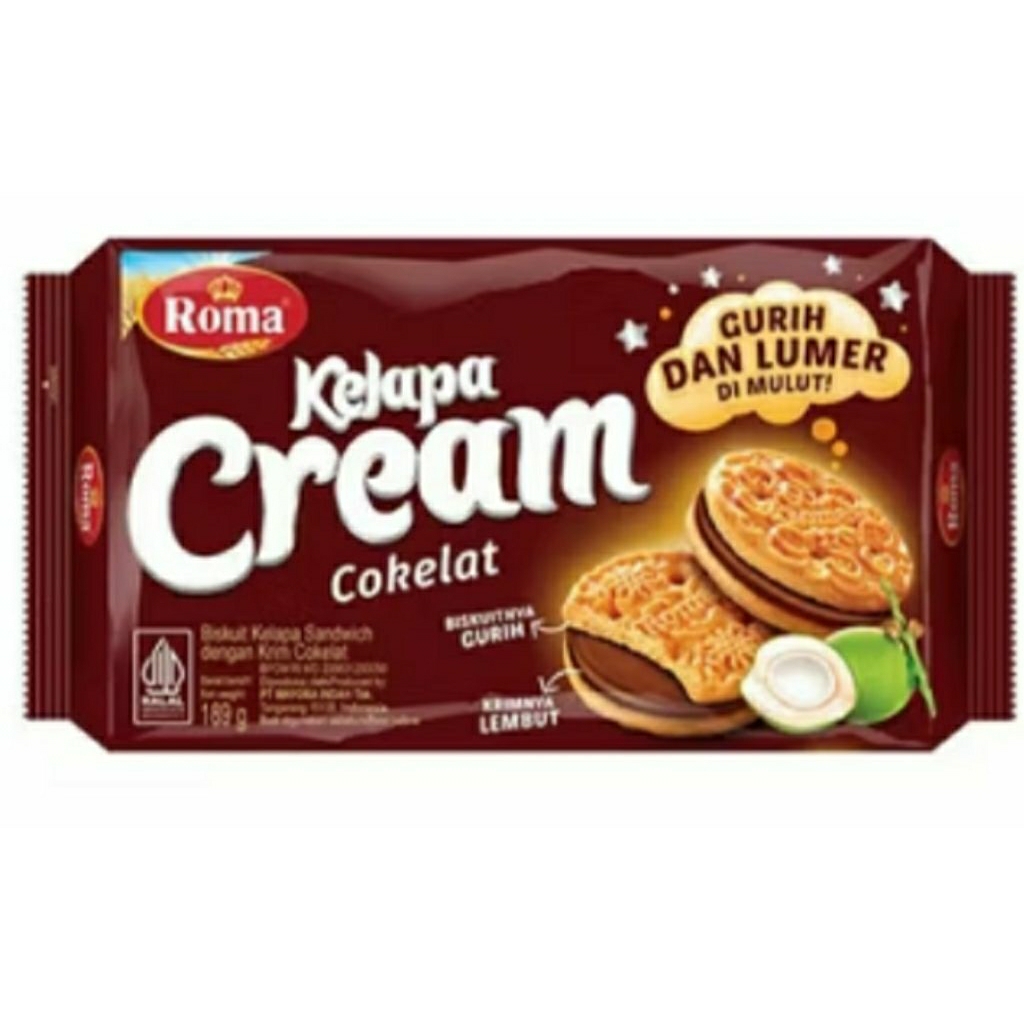 Roma Kelapa Cream Cokelat