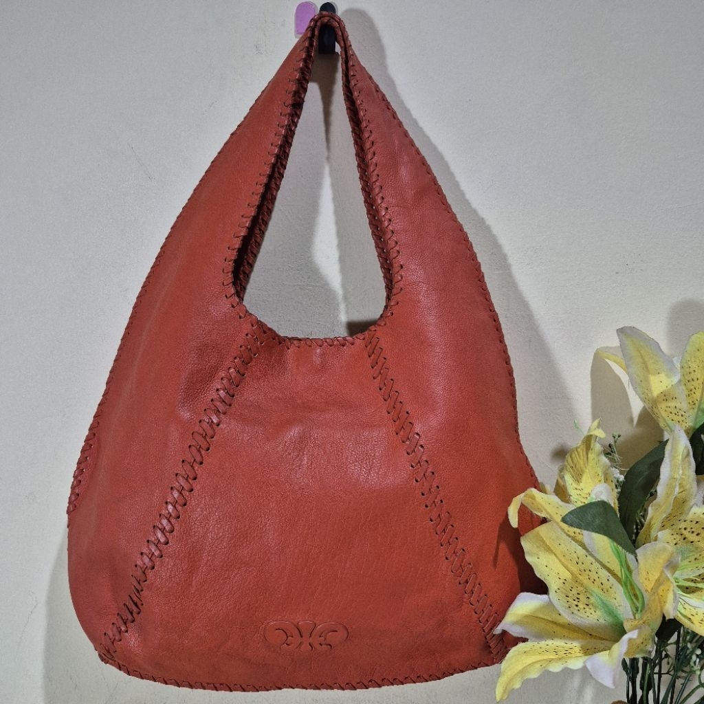 Tas Hobo shoulder bag Kulit Asli Stef & Co Preloved