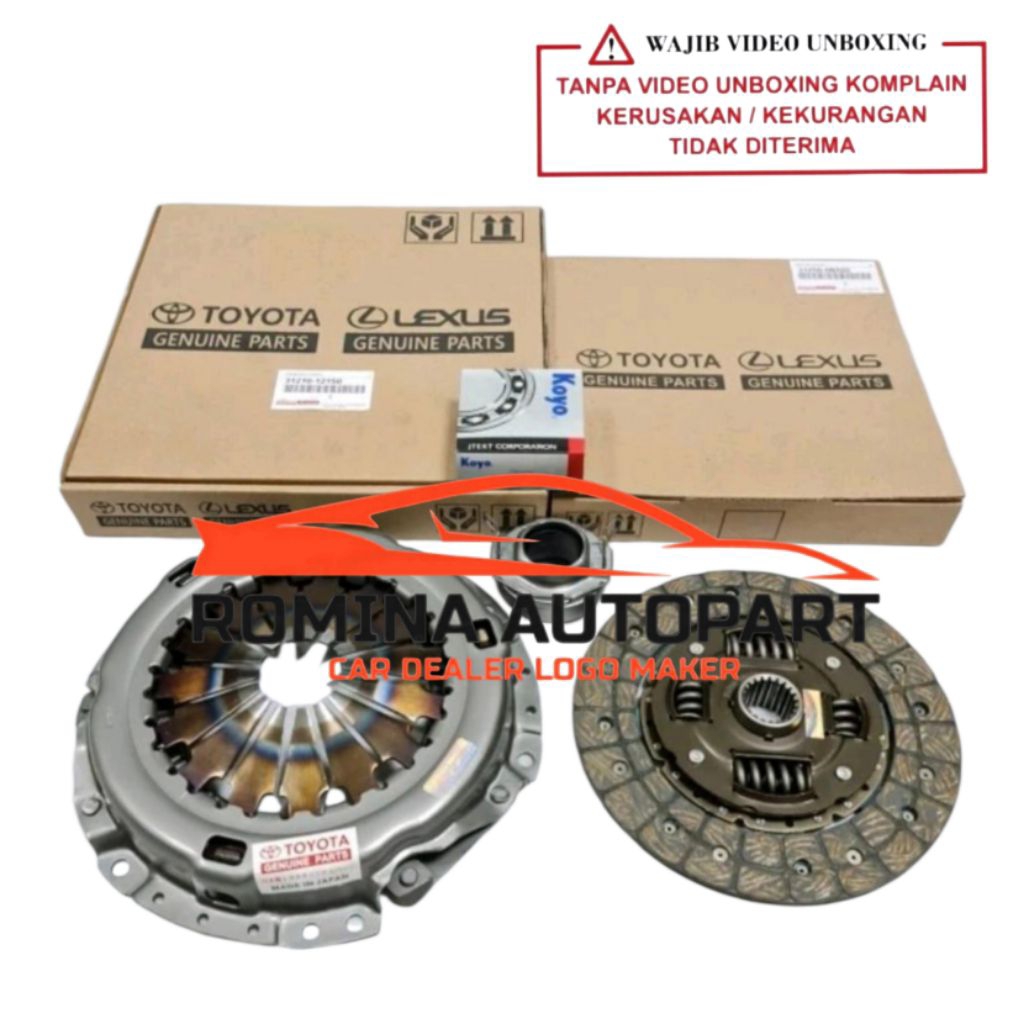 Kopling Set Fuel Set Matahari Kopling Toyota Kijang 7K kapsul Efi Bensin 1set