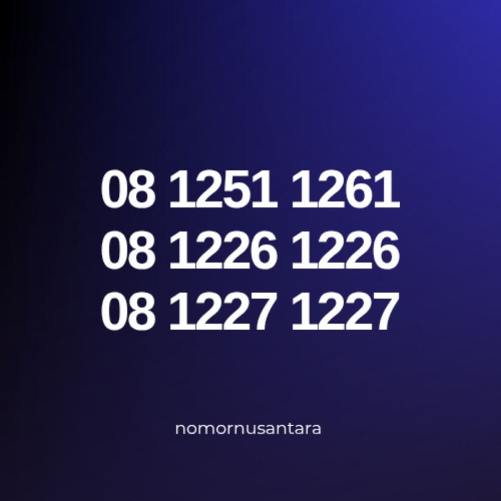 Nomor Sultan | Nomor Cantik 10 Digit ABCD ABCD