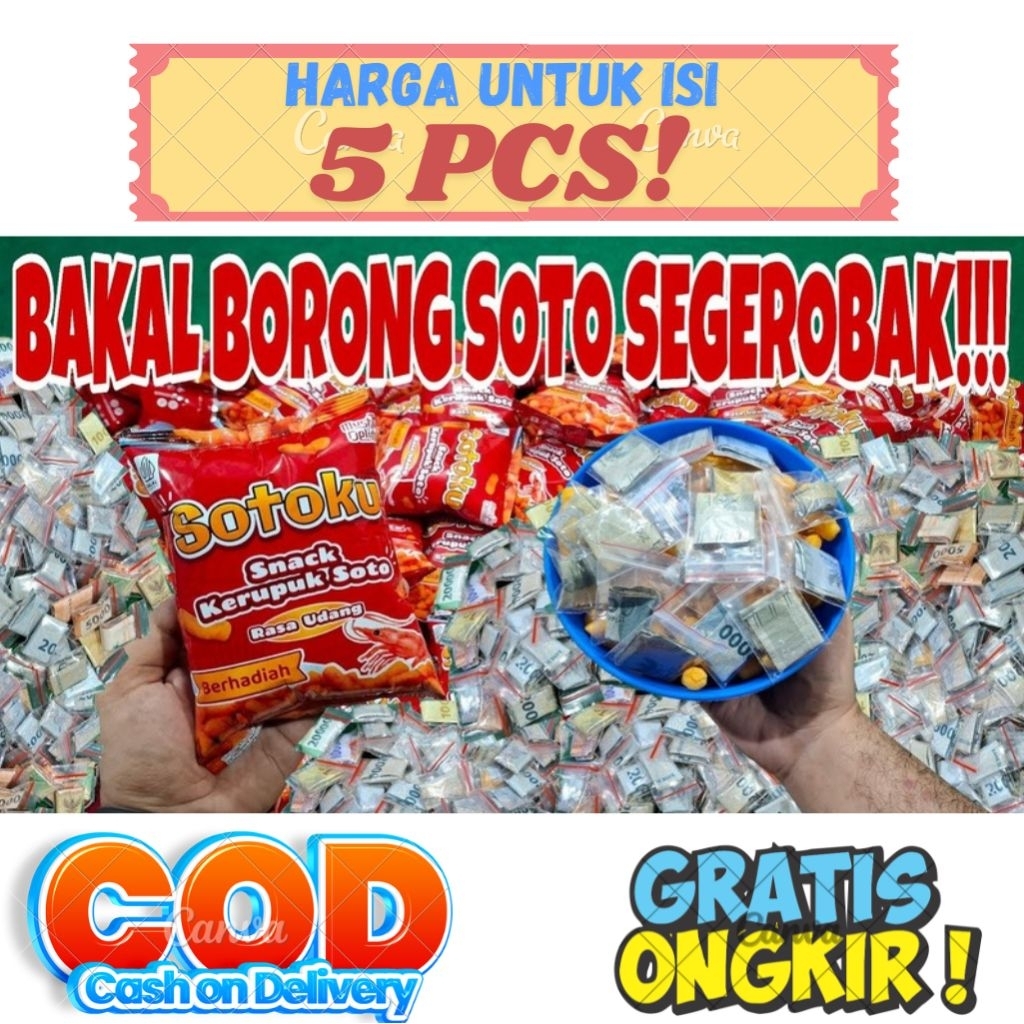 Snack Terbaru | Sotoku berhadiah uang tunai | Kerupuk Berhadiah | Ciki berhadiah uang