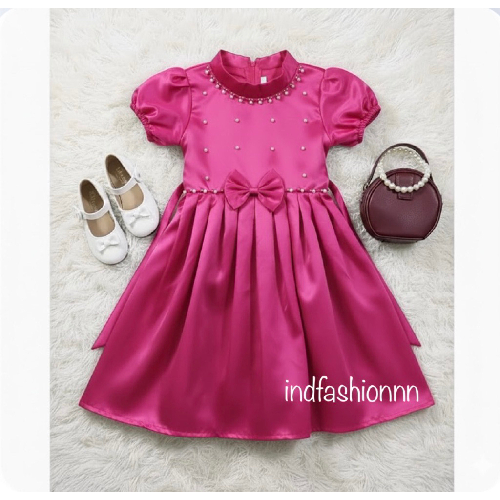 Gaun Pesta Anak-Gaun Pita Gaun Pesta Anak Mewah Elegan Dress Pesta Anak