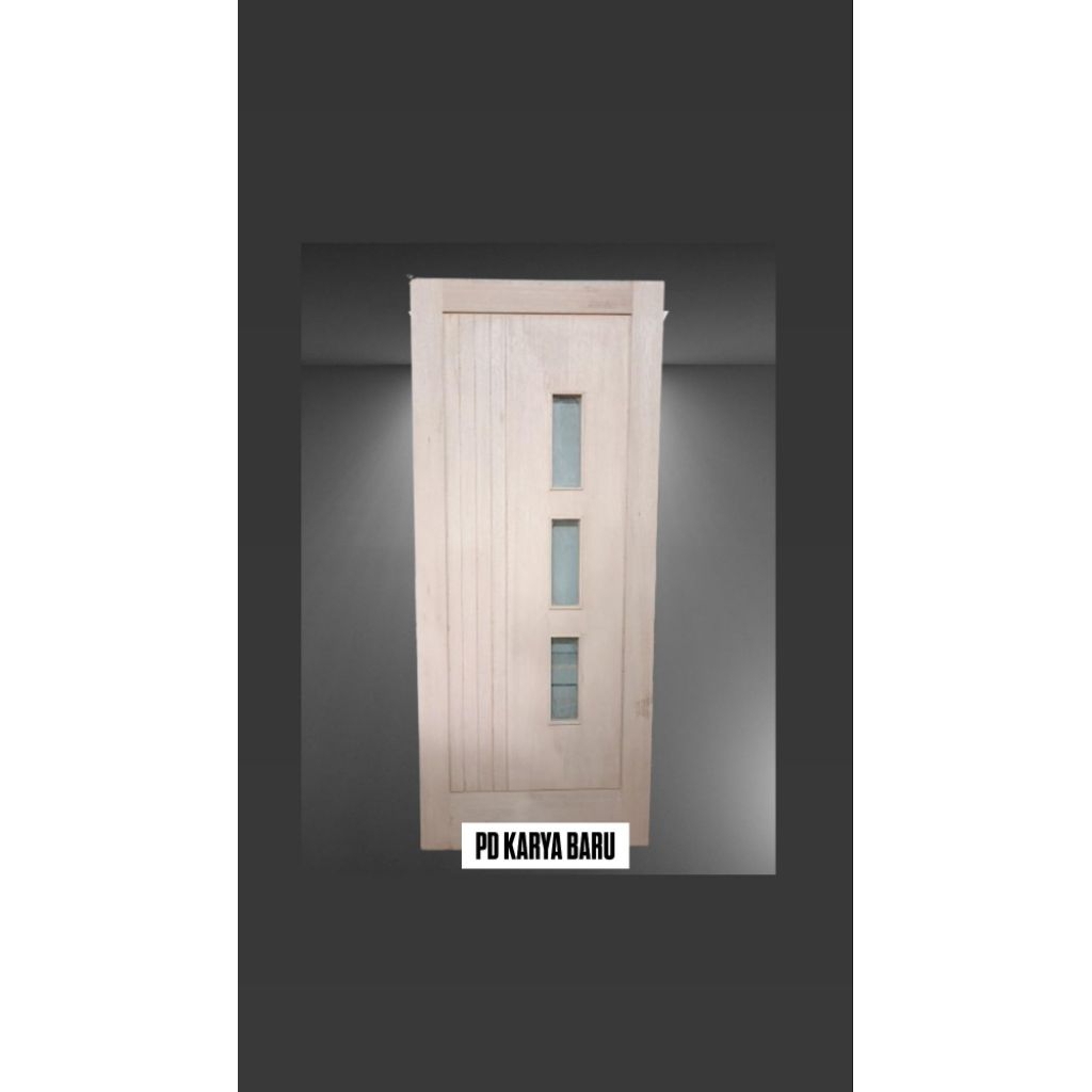 Pintu Kaca Solid | Pintu Meranti | Pintu Utama | Pintu Kamar | Pintu Minimalis Meranti | Pintu Parne