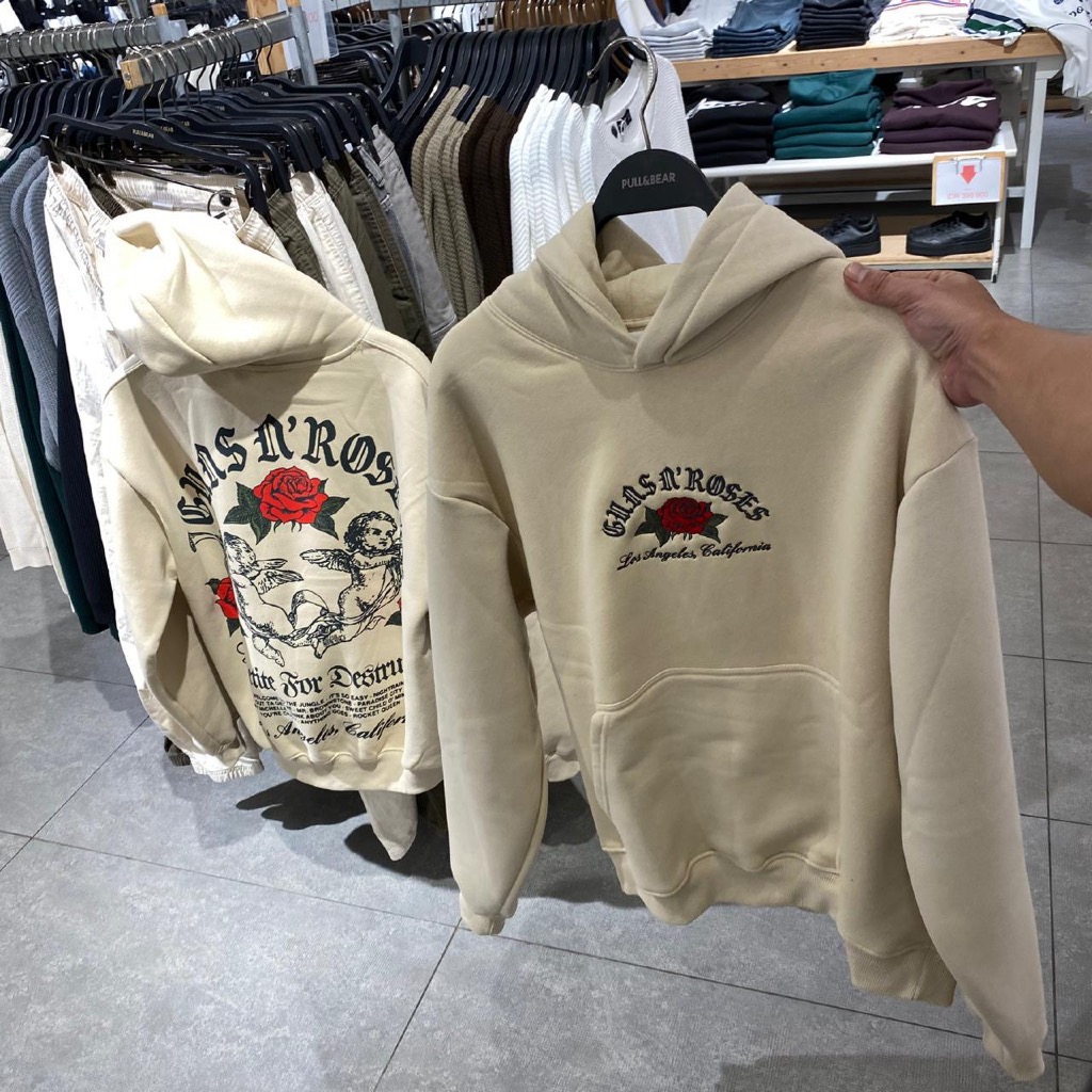 Jastipp. Hoodie Pull&Bear X GUNS N ROSES (Man)