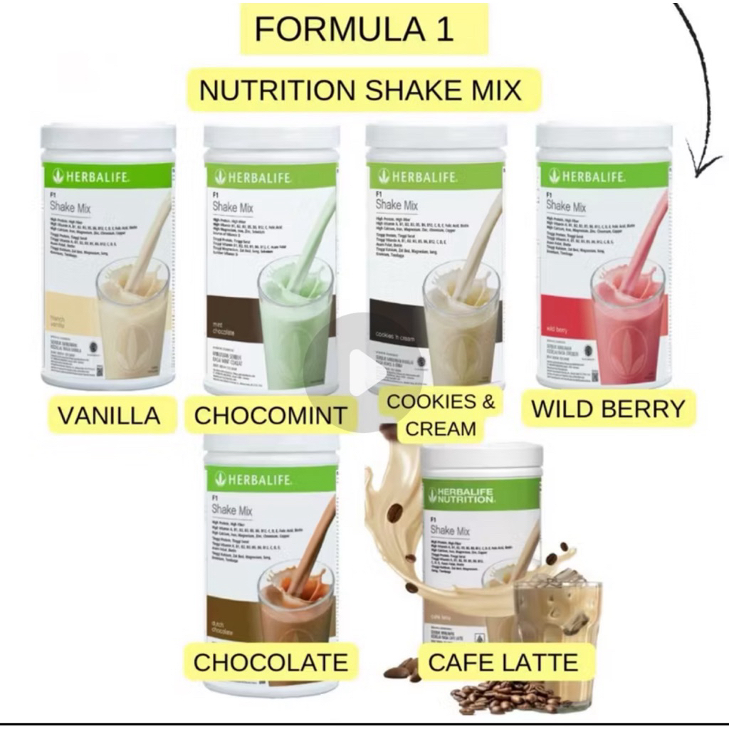 shake mix herbalife 6 rasa