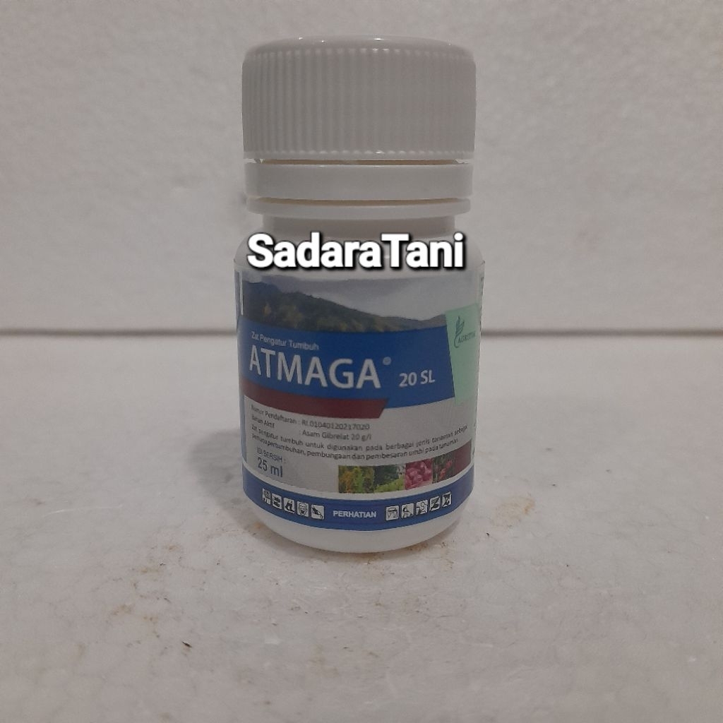 Zat Pengatur Tumbuh ATMAGA 20SL 25ml Bahan aktif : Asam Gibrelat 20g/l