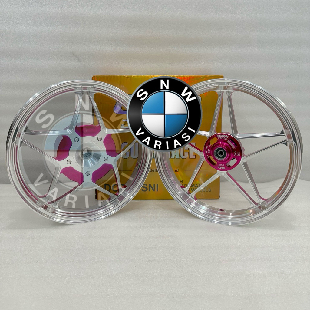 VELG DELKEVIC X1 TWO TONE VARIO 125/150 BEAT SCOOPY GENIO 185&215 RING 14 DND X1 2TONE