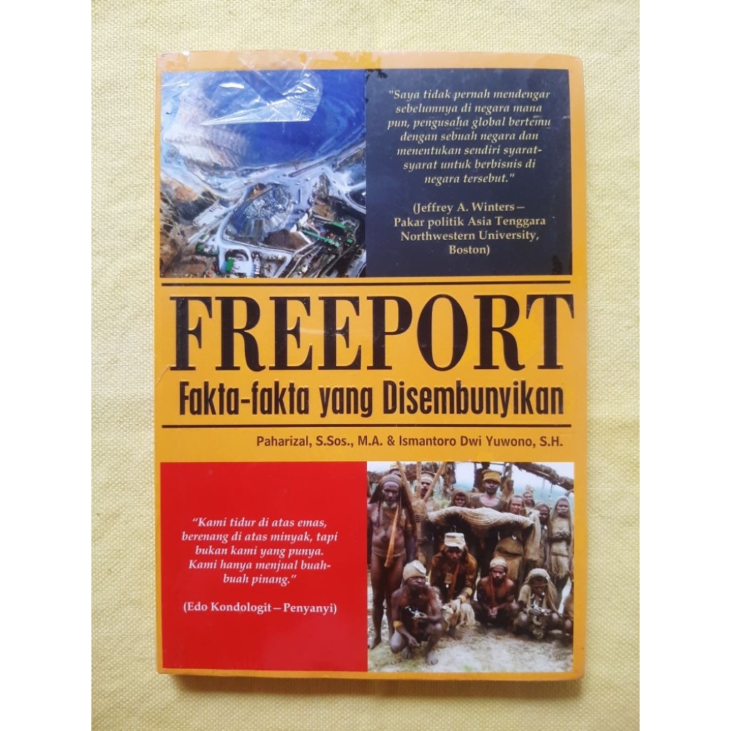 Freeport Fakta-fakta yang Disembunyikan karya Paharizal, S.Sos., M.A. & Ismantoro Dwi Yuwono, S.H.