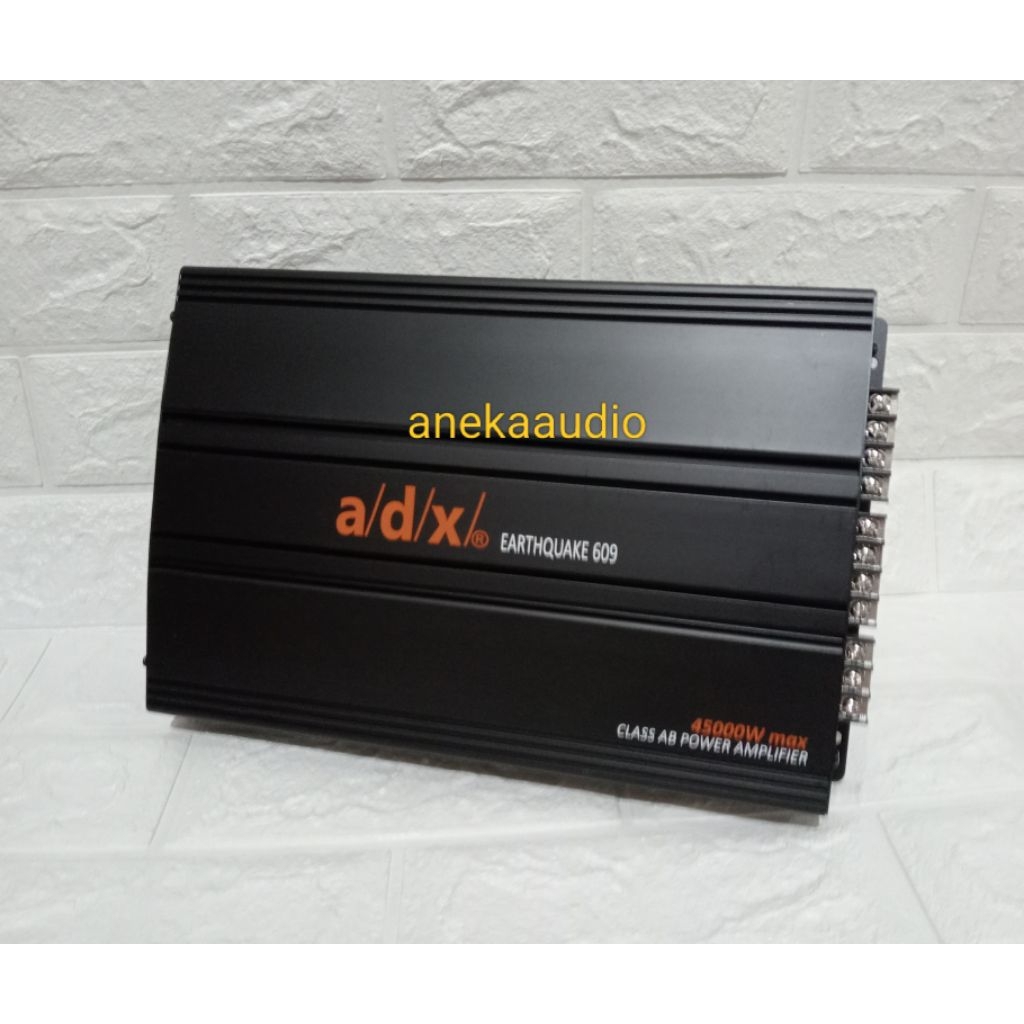 Power ADX 609 mosfet class AB 4 Chanel 45000 Watt Amplifier ADX EARTHQUAKE 609