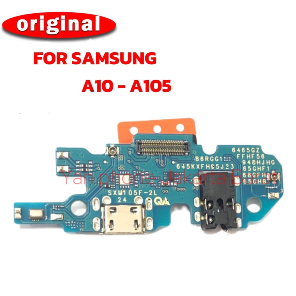 Papan Cas Samsung A10 - A105 Ori Fullset Ic Konektor Cas Pcb