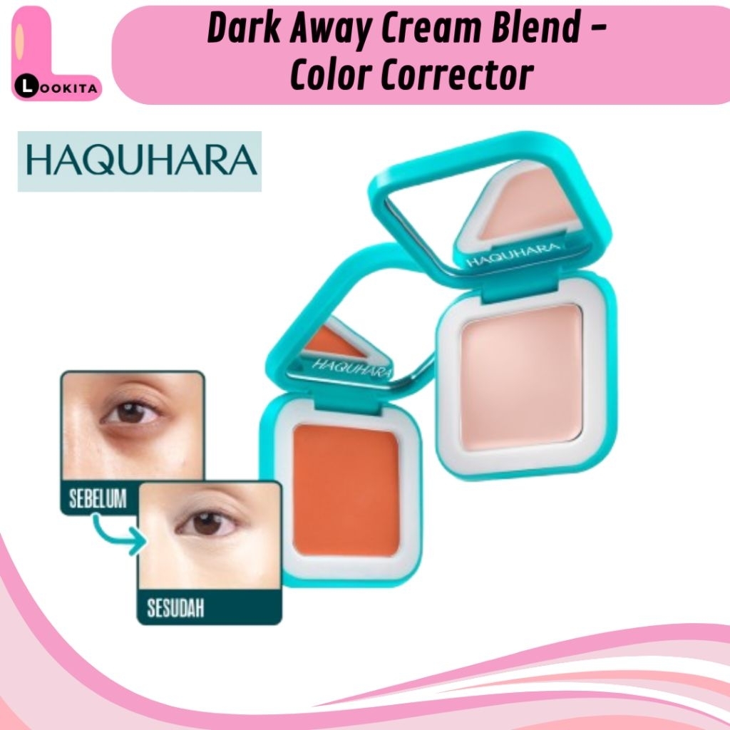 (BPOM) Haquhara Dark Away Creamy Blend Color Corrector / Corrector Orange / Corrector Peach